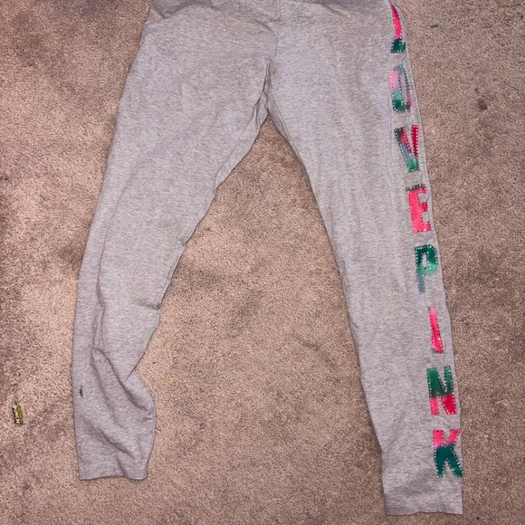 VS Pink Bling Leggings - Picture 1 of 2